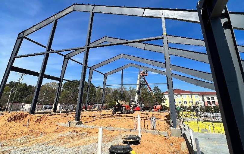 Apartment Frame Erection by Rocky Top Steel.